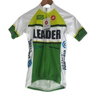 CASTELLI Cycling‎ Jersey Womens Size XS Leader Element Cycles Green Donna NEW